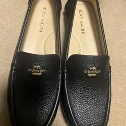 Brand New Coach Full Grain Leather Loafers
