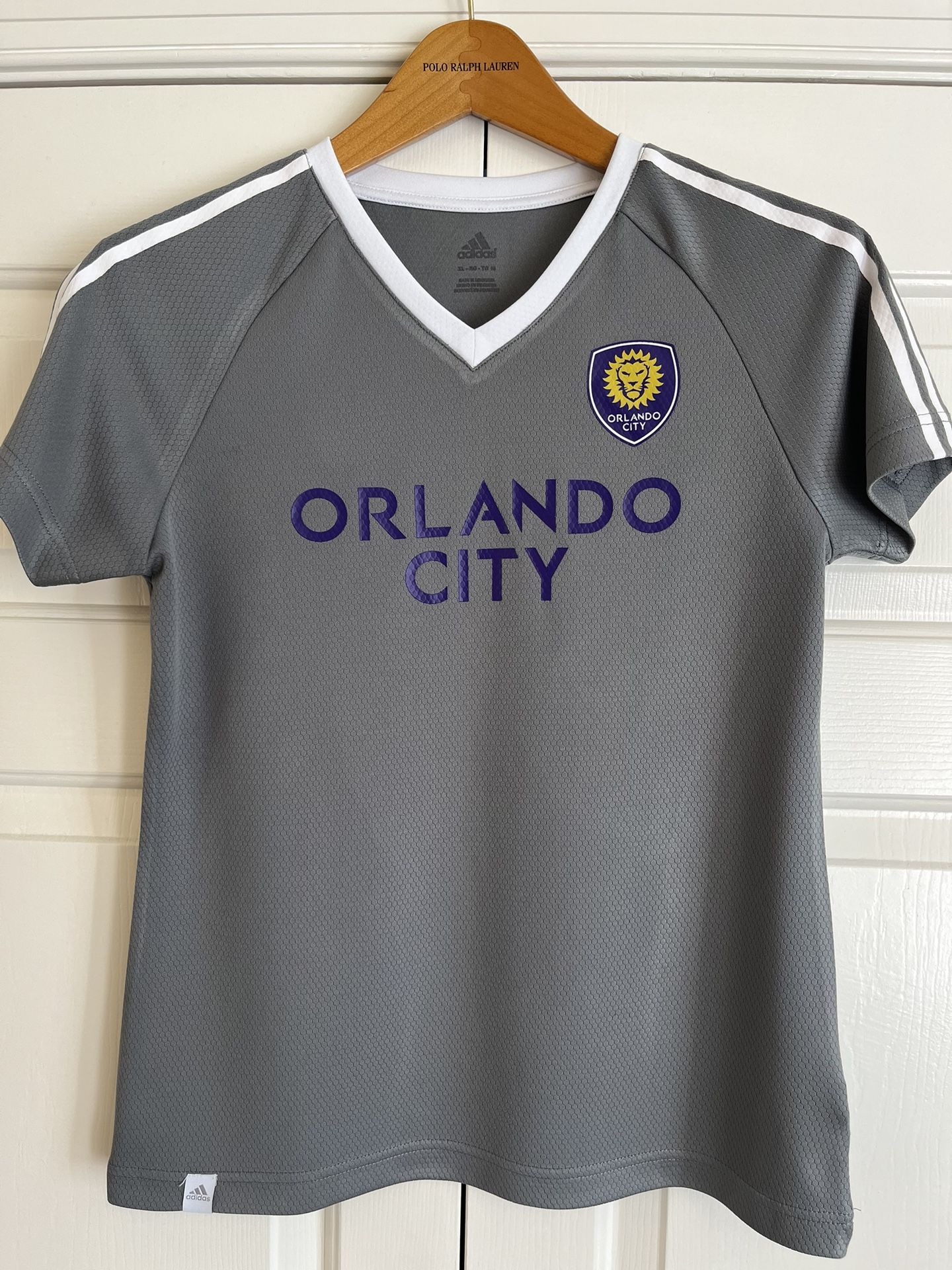 girls sz XL Orlando City adidas soccer jersey