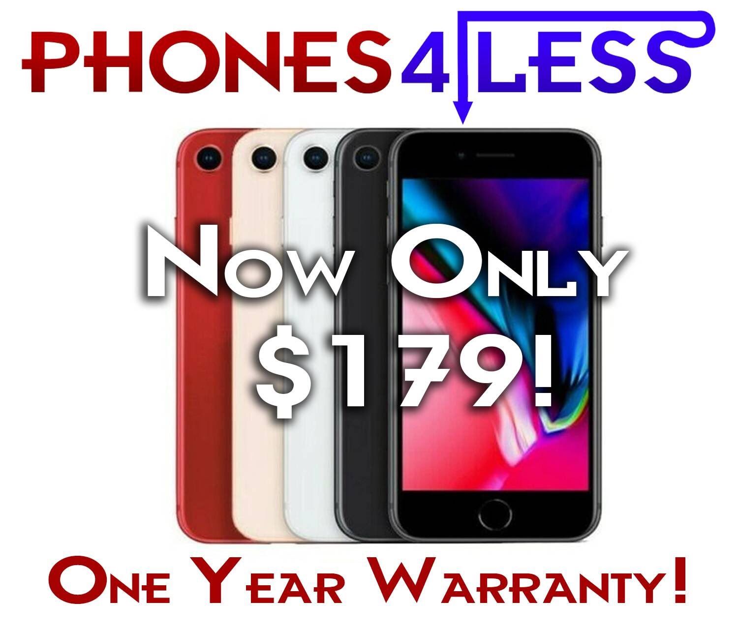 iPhone 8 Unlocked All color available 1 year warranty