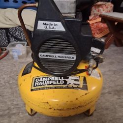 Campbell Hausfeld 4-gallon air compressor Used