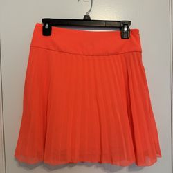 Express Neon Orange Skirt Size 0