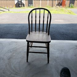 3 Antique Old School House Chairs