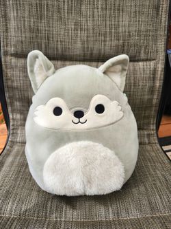 Squishmallows Gray Wolf Plush Stuffed Animal