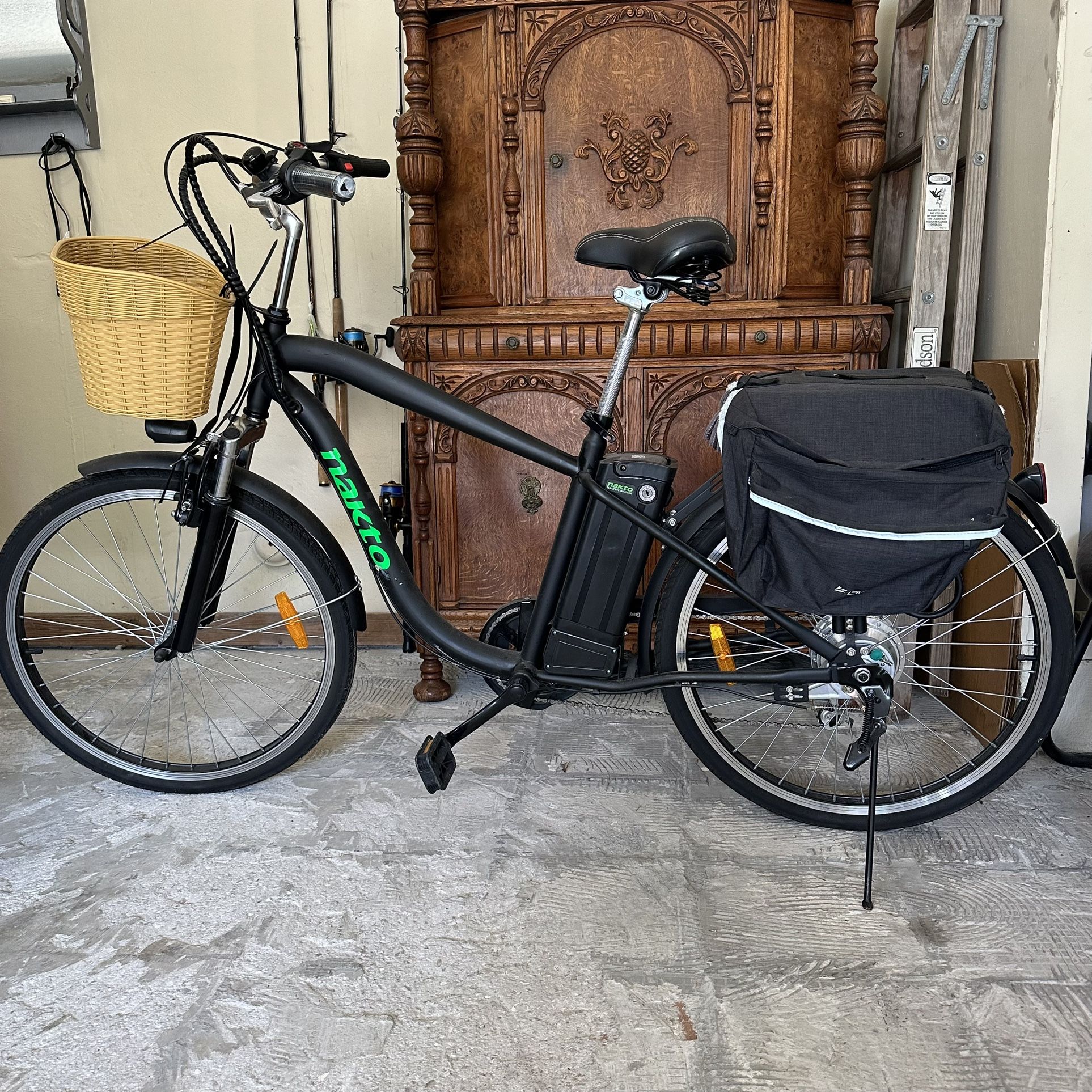 Rear Rack Nakto City Electric Bicycle 22 Elegance Pony 250W City Electric  Bike – Electricbikespace