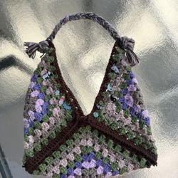 Crochet Boho Bag Handmade 