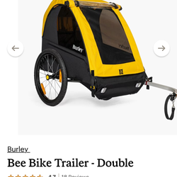 Burley Bee Bike Trailer - Kids Pets Dog Puppy