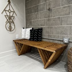 54” Wooden Bench