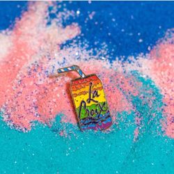 la croix rainbow pride pin 