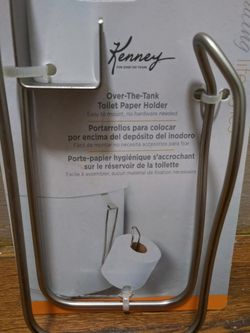 Kenney Over-The-Tank Toilet Paper Holder New
