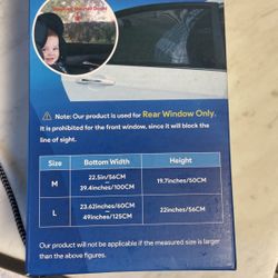 Rear Side Window Shade