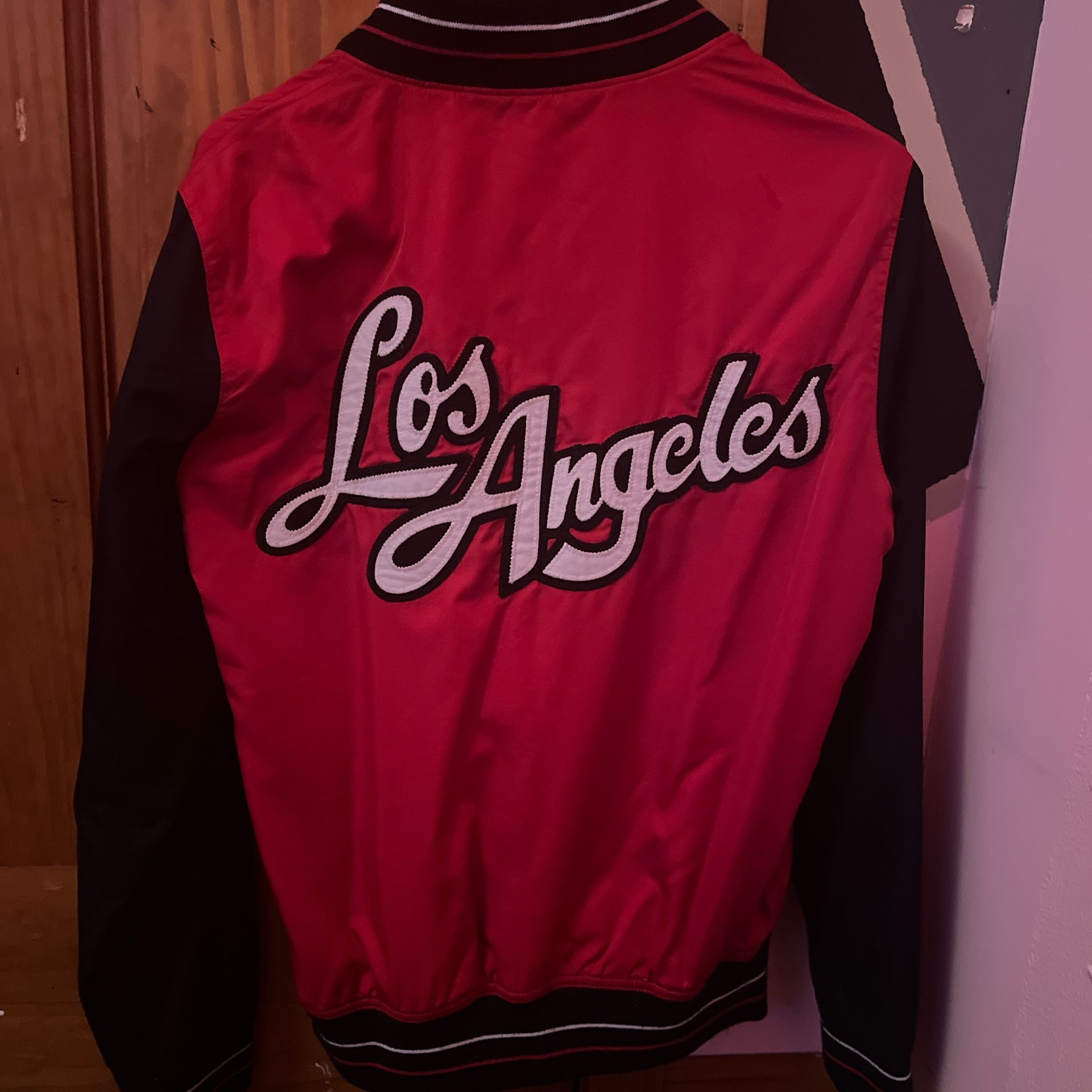 Red & Black Varsity Jacket