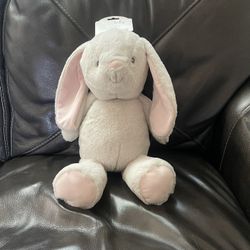 Conejo De Peluche Con Sonaja Para Bebe