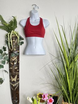 Red Sports Bra