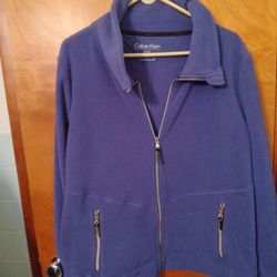 Calvin Klein zipper fleece jacket 