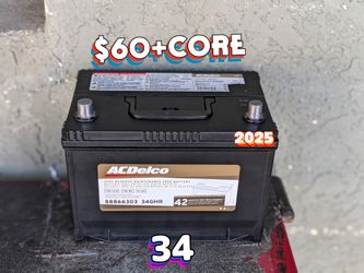 Car Battery Group Size 34