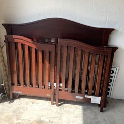 Baby cache crib in brown sugar OBO