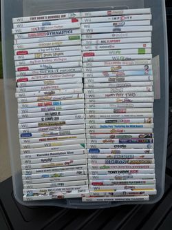 Nintendo Wii game system BUNDLE with 1 remotes & 1 nunchucks and 70 games ( instant collection )$360 firm, without system it’s $300, THIS WEEK ONLY!!