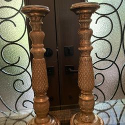 20” Glass Candle Holders