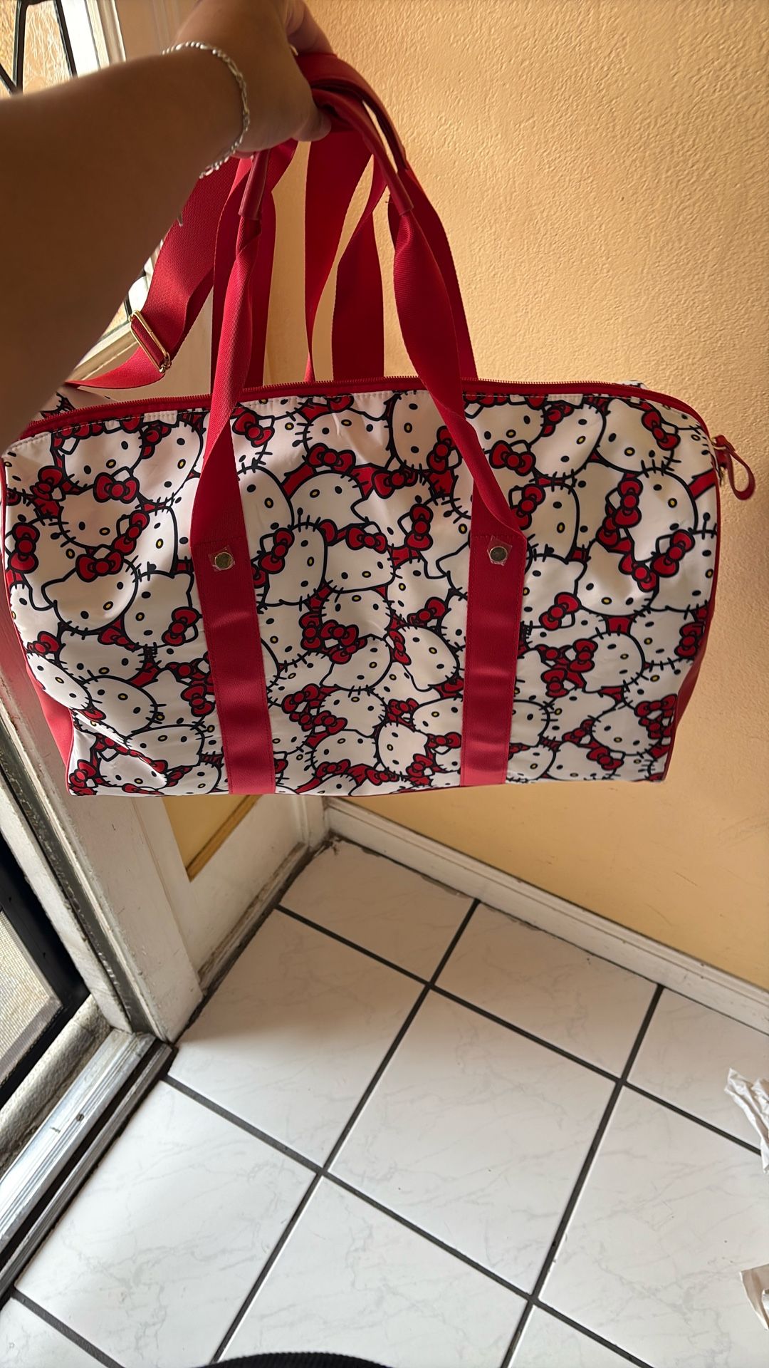 Hello Kitty Sanrio Travel Duffle Bag