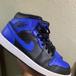 Air Jordan 1 Mid Retro “Hyper Royal” 2021 Authentic Size 10.5