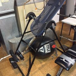 Inversion therapy  table