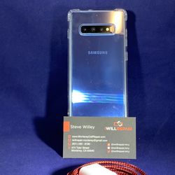 Samsung S10+ Blue & Black 128GB Unlocked $400