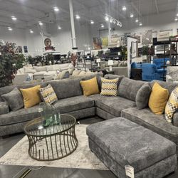 3 PIECE SECTIONAL. Includes: LAF Sofa, RAF Sofa, Wedge.