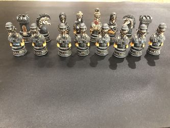 Medieval Skeleton Chess Pieces
