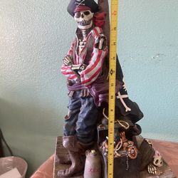 Illusive Concepts Halloween Skeleton Pirate Halloween Decoration 