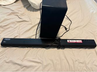 LG bluetooth soundbar & bass speaker