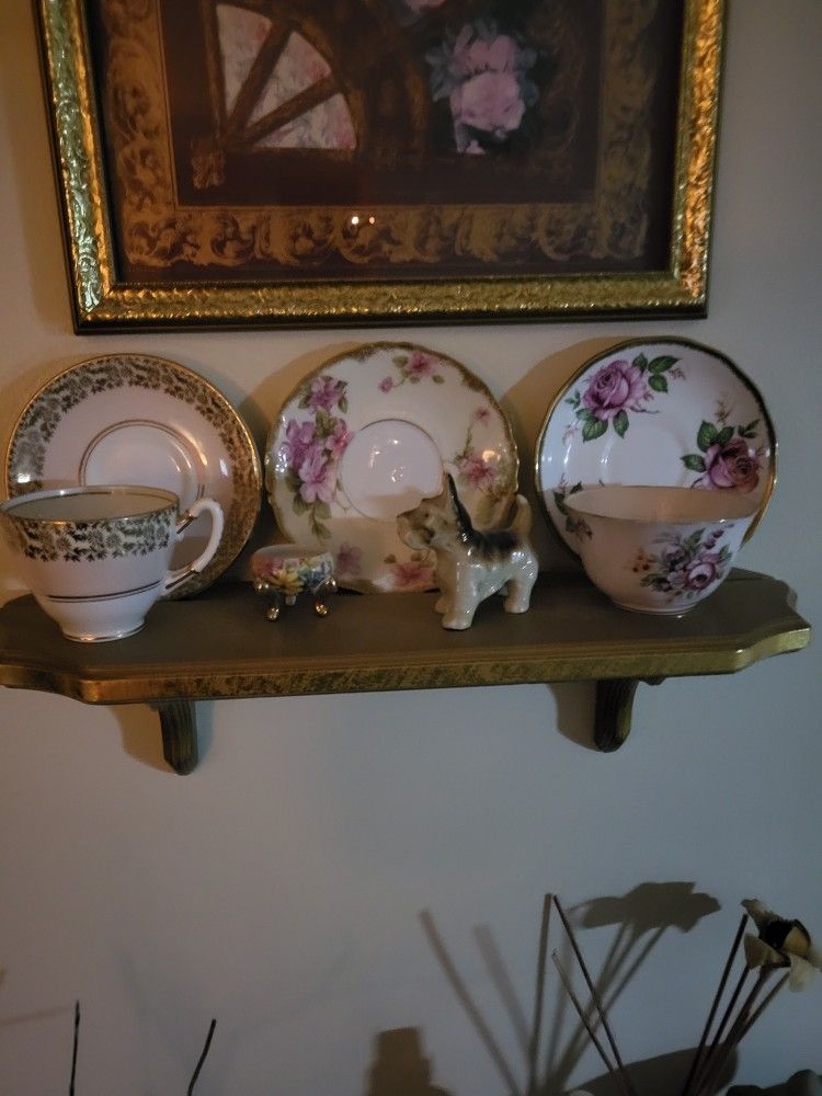 Tea Cup + Plates