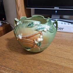 Roseville Pottery "Snowberry" Bowl Vintage Early 1930s 