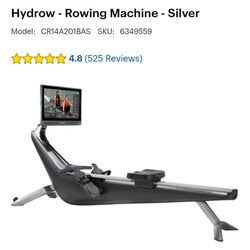 Hydrow-Rewing Machine-Silver 