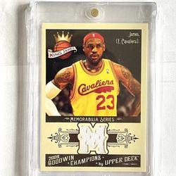 2009 Upper Deck LeBron James Game Use Jersey 