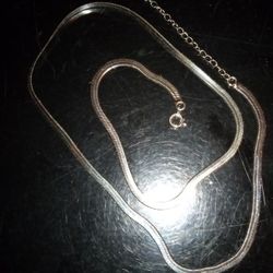 STERLING SILVER CHAIN--18 INCH PLUS EXTENSION 