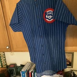 Chicago Cubs vintage 80s Chalkline Pinstripe MLB jersey, great condition never worn All stitched More like a men’s large of extra large Plainfield, Il