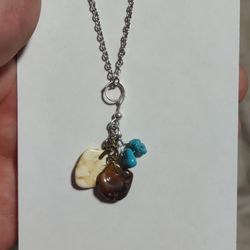 amber turquoise necklace 