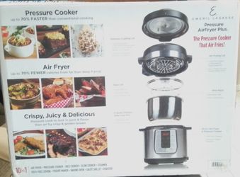 Brand new Emeril Lagasse PRESSURE COOKER that air fries