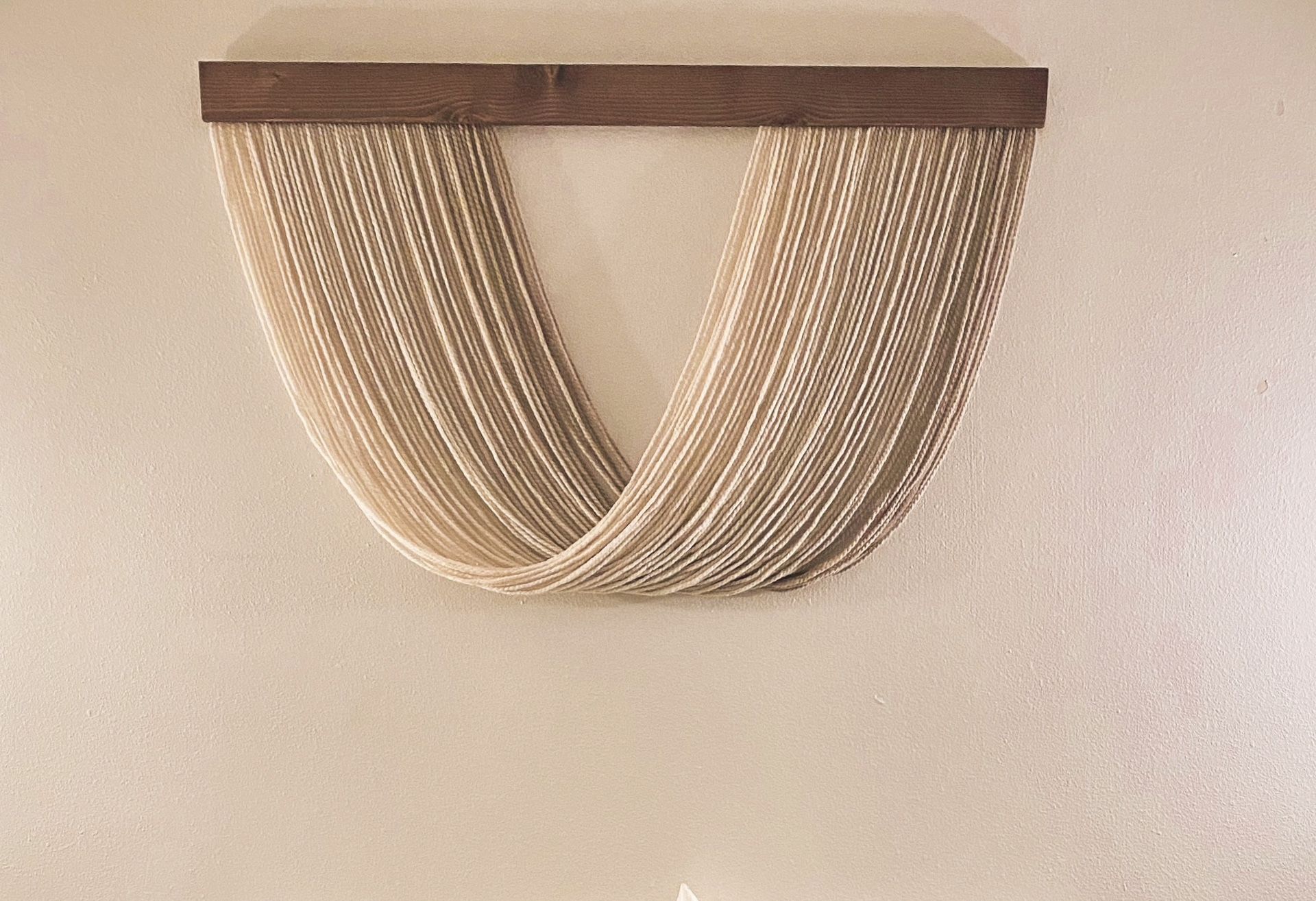 Macrame Wall Hanging, Boho Yarn Wall Decor