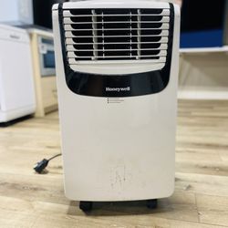Honeywell 9,100 BTU Compact Portable Air Conditioner, Dehumidifier  AND  Fan - White