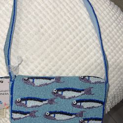 Beaded Bag (Sardine)