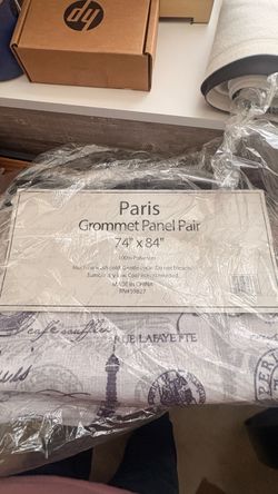 Paris Grommet Panel Pair 74" x 84"
