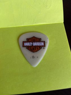 Harley Davidson guitar pick