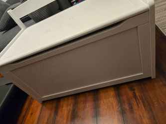Wooden toy chest