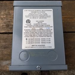 Brucks System Low Voltage Lighting Transformer