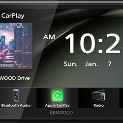 KENWOOD DMX500S 6.8" Capacitive Touchscreen Digital Multimedia Receiver – Wireless Apple CarPlay, Android Auto, Bluetooth