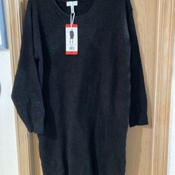 Néw Jessica Simpson Black Sweater Dress Size Medium