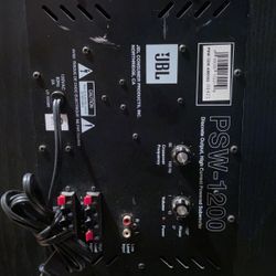 JBL PSW-1200 High Current Powered Subwoofer