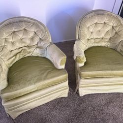 Vintage  Upholstery Furniture Seats (2)