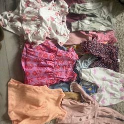 Bag Filled With 0-6 Months Girls Clothes